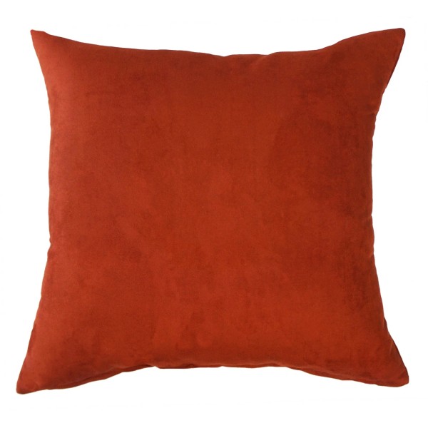 THE WELL DRESSED BED Marrakech Paprika MICROSUEDE Accent Pillow Cover