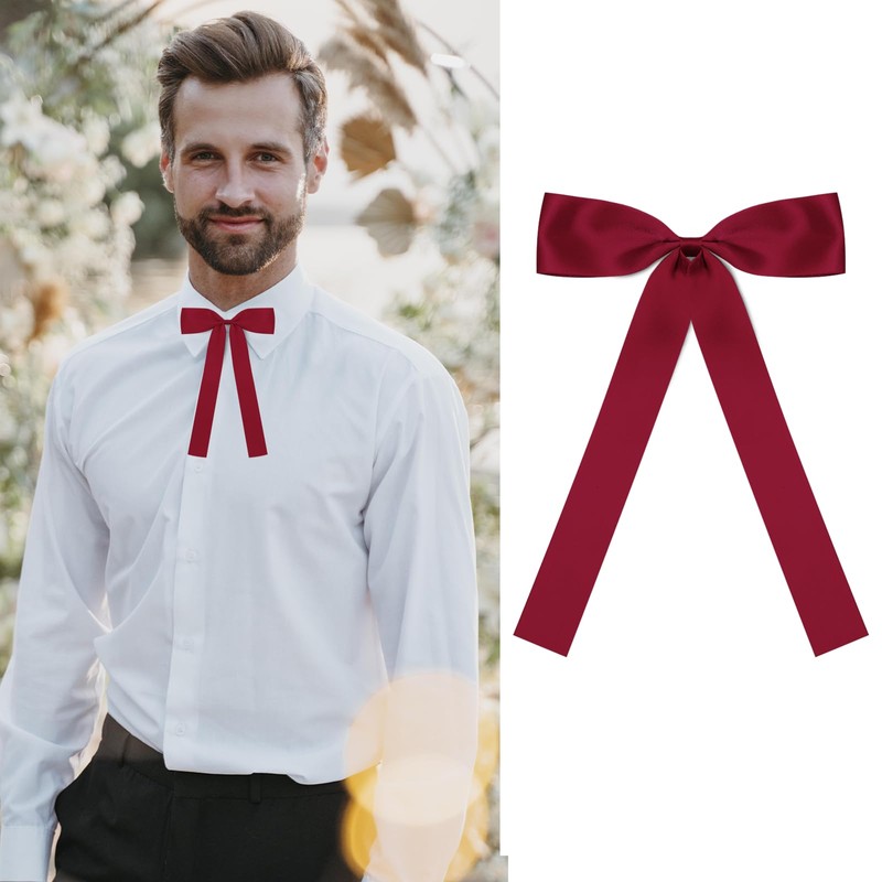 Luckyvestir Western Ties for Men Colonel Bow Tie Western Tie