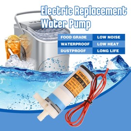 Upgrade KPW26C-12C2 Replacement Water Pump Compatible with G E Profile Opal 2.0 Countertop Nugget Ice Maker,DC 12V Small Transfer Pump For Coffee Machine and Water Dispenser,1.2LPM,Low Noise