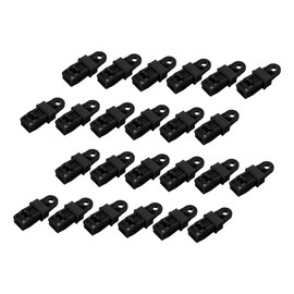 Kisangel 24pcs Heavy Duty Tarp Clips Durable Fasteners for Tent Setup Camping and Pool Covers Easy to Use Lightweight for Outdoor Activities