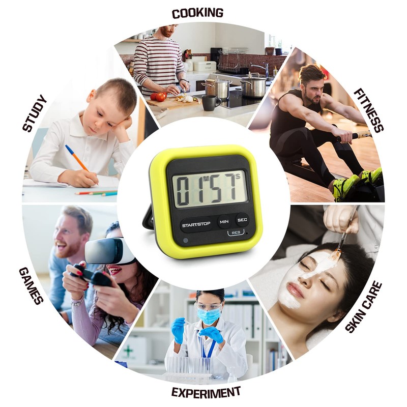 Digital Kitchen Timers for Cooking, Kitchen Timer Digital Stopwatch with