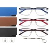 OLOMEE Reading Glasses Men Women Blue Light Blocking Rectangular Computer