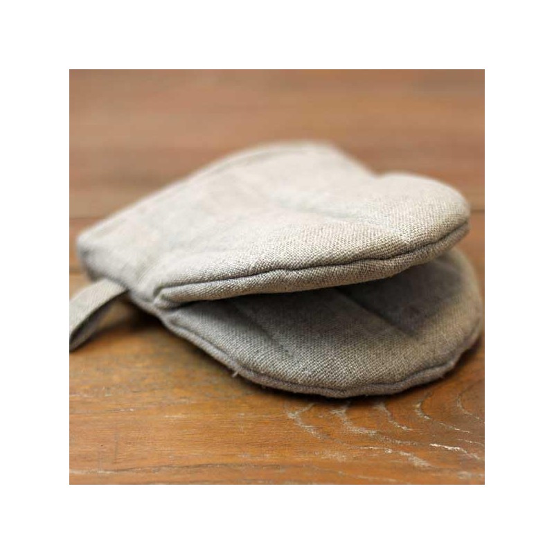 fog linen work Oven Mitt