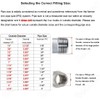 Beduan Stainless 1/4" NPT Mini Ball Valve Male x Male