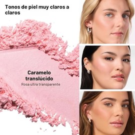Kosas Cloud Set Polvo Suelto – Fijador Translúcido + Polvo Facial Difuminador Sin Talco en Translucent Candy (Rosa Ultra Translúcida)
