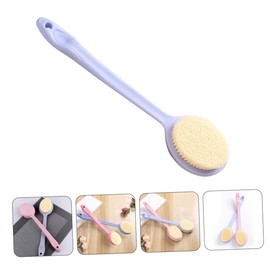 Back Exfoliating Brush Long Handle Shower Brush for Gentle Exfoliation Portable Bath Scrubber for Hard to Reach Areas Durable Material for Body Wash