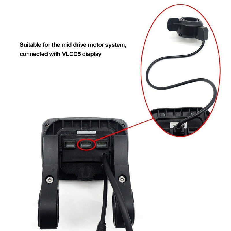 Electric Bike Thumb Throttle Accelerator Part for TSDZ‑2 Mid Drive