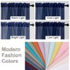WelvetBLK Cafe Curtains 36 Inch Length Tier 2 Pieces, Modern