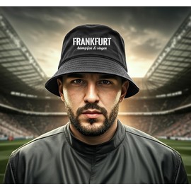 Frankfurt Kämpfen & Siegen Anglerhut | Bucket Hat & Mütze für Fußballfans – Unisex Fischerhut für Stadion, Ultras & Support – Streetwear für Männer & Frauen
