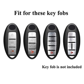 Ornater Key Fob Cover Compatible with Nissan Altima Maxima Murano Rogue Sentra Armada Sedan GTR Pathfinder Compatible with Infiniti EX FX X G JX M Q QX Bling Crystal Diamond Cover Shell Case (Pink)