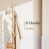 Pipishell Coat Rack Sturdy Wooden Coat Rack Stand, Adjustable Coat