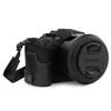 MegaGear MG1681 EVER READY BLACK REAL LEATHER CAMERA CASE COVER