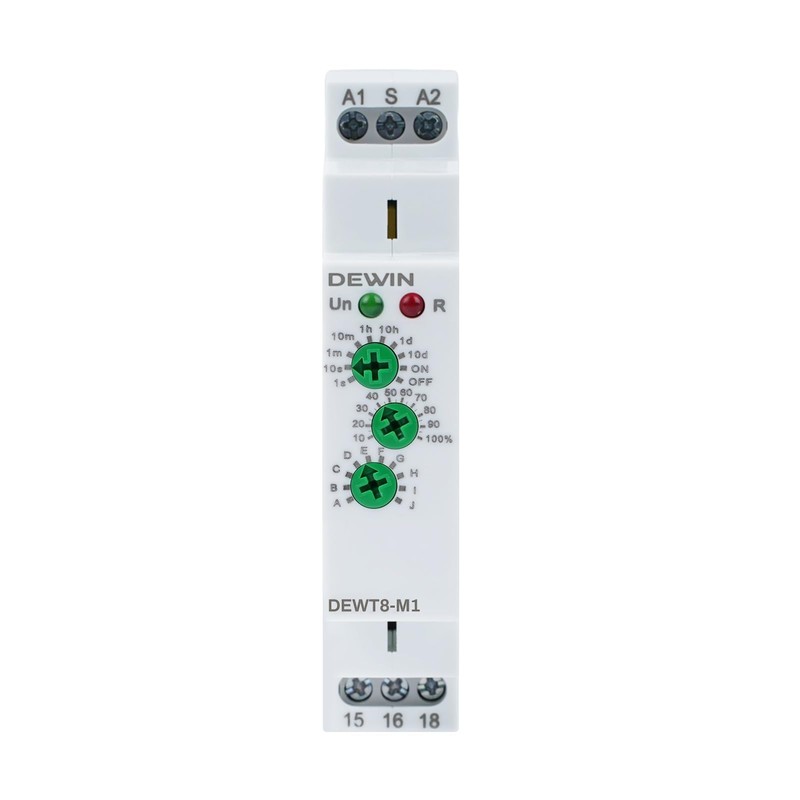DEWIN Time Relay, DIN Rail 230 V, GRT8-M1 Multifunctional Time