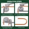 Antstone 1/2” OD Tubing Bender Roller Type Pipe Bender 180°