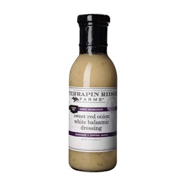 Terrapin Ridge Farms Sweet Red Onion White Balsamic Dressing – Six 12 Fluid Ounce Bottles