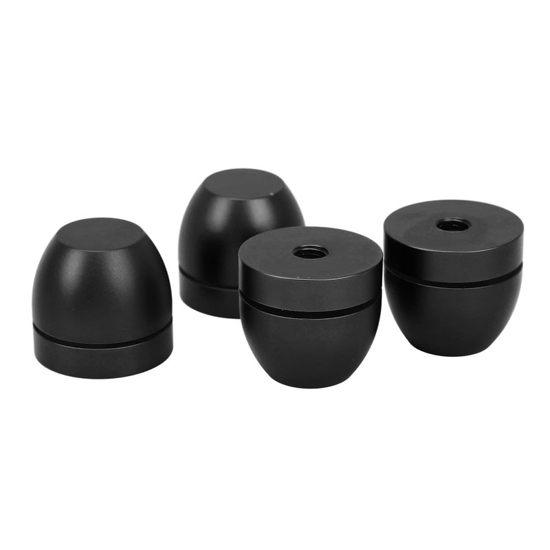 Aluminum Alloy Speaker Isolation Stand Feet Shock Absorption Pads for
