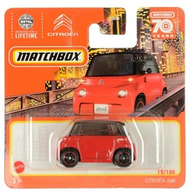 Matchbox 2023 Citroen Ami Red 15/100 (Short Card) HLC67