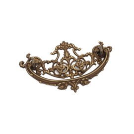 Restore Hardware Victorian Drawer Pull - Antique Drawer Bail Pull - Antique Furniture Drawer Pull - Solid Cast Brass, Antiqued, Polished Brass 4-3/8" x 2"