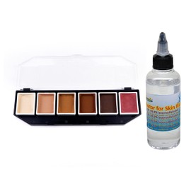 Alcohol-based bodyPainting - Skin Illustrator FX - 6 x Skin Colours (6 x 8 g) + Activator 100 ml
