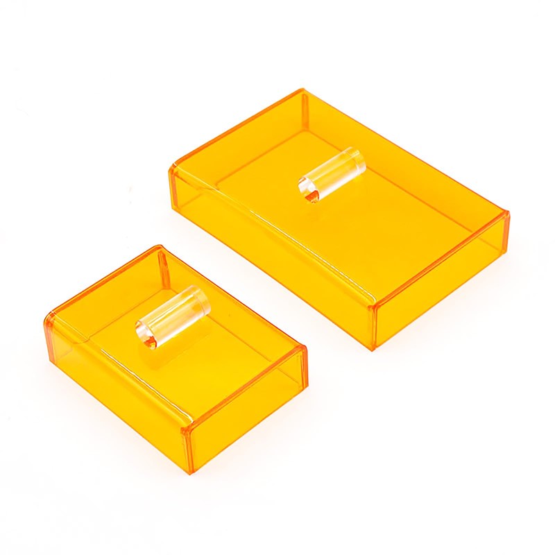 EASYTODENTA Dental Curing Light Protector Box Orange Ultraviolet Shield Cover