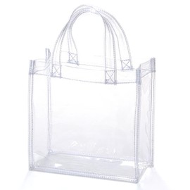 Itaka MCB S Square Plastic Bag, Eco Bag, Shopping Bag, Transparent, Durable, Tote, Clear