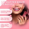 FUG 6 Pcs Summer Lip Butter Balm, 6 Colors Hydration