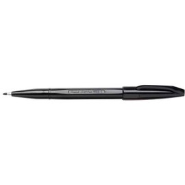 Pentel Set of 3 Felt Sign Pen S 520, Black