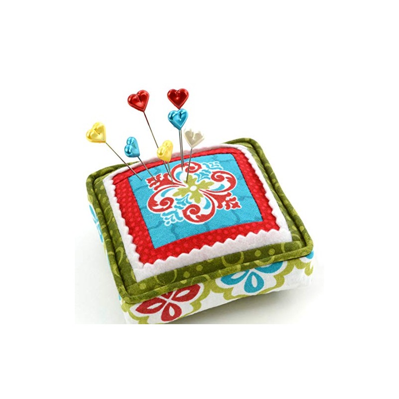 Dritz - Pinzas perladas, corazón, 2-1/8 Pulgadas (35 Unidades)