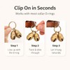 kcrygogo Brass Bell for Medium/Large Dogs Loud & Clear Bells