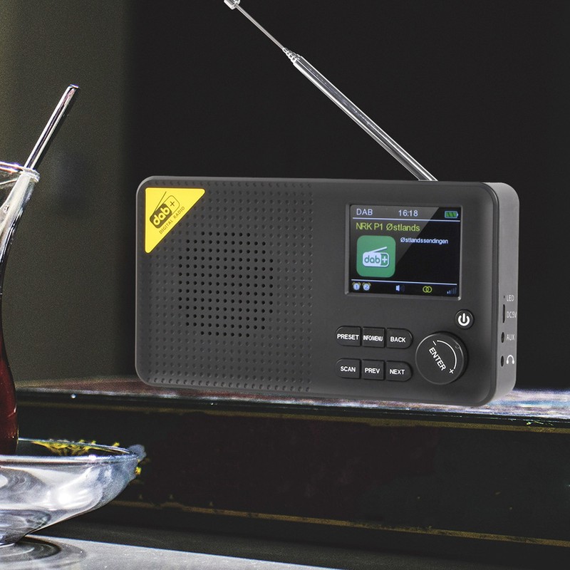 Portable Home DAB+ Digital Radio DAB Radio Lightweight Rechargeable Home