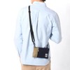 Chums Bag Smart Phone Shoulder Sweat Nylon, H-Gray/Basic Navy