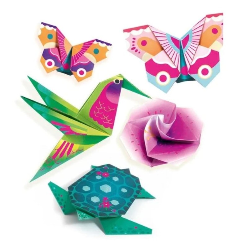 DJECO DJ08754 Origami Papyroflexia Tropics (min. 2 u.) Dolls &