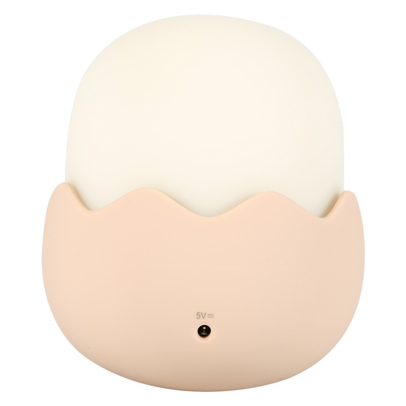 Cute Chick Shape USB Silicone LED Rechargeable Night Lamp Mini