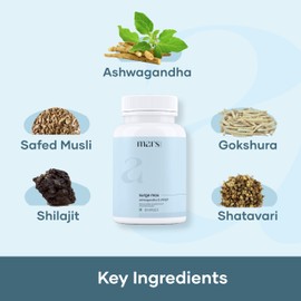 mars by GHC Combo Contains Shilajit Resign Gold and Surgemax : Overall Well Being | Powered with Goksura & Safed Musli