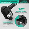 Aiourx 1/2" Drive 32 Inch Breaker Bar, Heavy Duty Head,