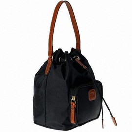 Bric's - Bucket-shaped bag made of recycled nylon, Ocean Blue