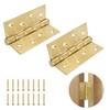 1 Pair of Hinge, Foldable, Stainless Steel, 3 mm Hinges,