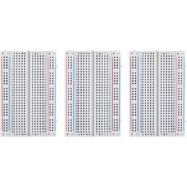 ELEGOO ELEGOO 3PCS 400 Points Breadboard Kit Solderless Breadboards Prototype Boards for Arduino Proto Shield Distribution Connecting Blocks
