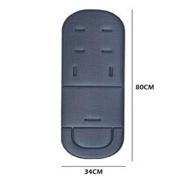 Mattress for Prams, Universal Seat Cover Prams & Buggies, Cushion Insert for Prams, Seat Cover for Buggies, Pram Insert Winter, Baby Seat Insert (Blue)