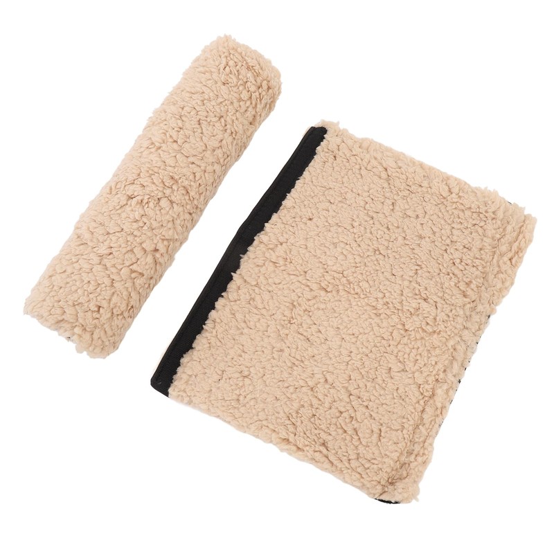 Sheepskin Fleece Armrest Cushion for Comfort Protecting Arms and Elbows