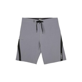 O'NEILL Men's 21 Inch S-Seam Boardshorts - Water Resistant Swim Trunks for Men with Quick Dry Stretch Fabric and Pockets,Grey 2,30