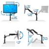 Mount-It! Single Monitor Arm Mount | Desk Stand | Full