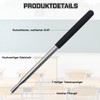 Scettar Pointing Rod Extendable 120 cm, Telescopic Pointing Rod, Stainless