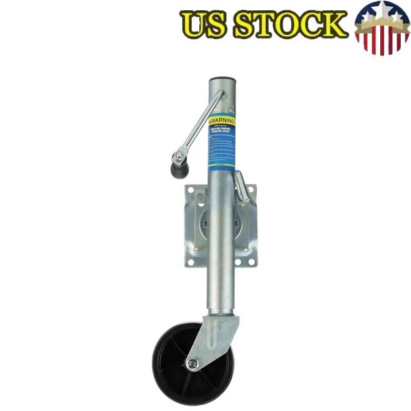 Unbranded Fold Up Bolt-on Trailer Jack Spring-loaded Plunger-pin Swivel Max