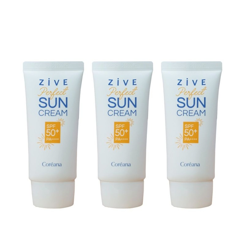 코리아나 [Wrinkle improvement/whitening/UV protection] Koreana Ziv Perfect Sun Cream 3pcs