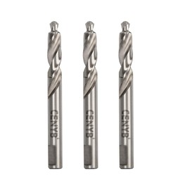 CENYB 3Pcs x Step Poilt Drill Bits for Heavy Duty Carbide Hole Saw，Hole Saw Center Drill bit for Metal, Steel, Iron, Wood, Plastic