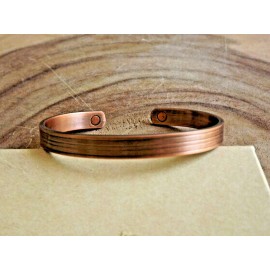 MDream Pure Copper Magnetic Bracelet Arthritis Energy Adjustable Heavy Cuff  - Roman