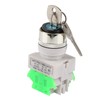 Key Operated Switch 3 Position Rotary Key Switch with 2