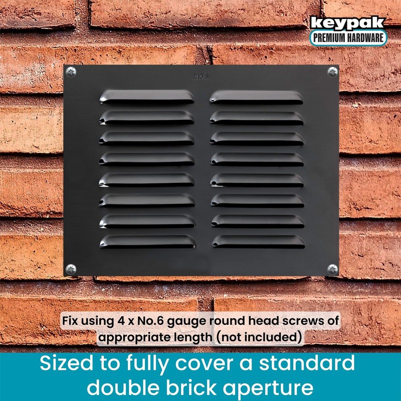Map Metal Louvre Air Vent Cover for Openings 9 x