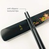 JapanBargain, Travel Chopsticks with Case Reusable Chinese Korean Japanese Bamboo